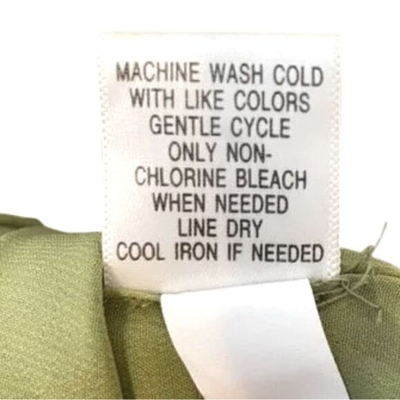 Apt. 9 Green Pleated Neckline Sleeveless Chiffon Blouse • NWT - Picture 6 of 8